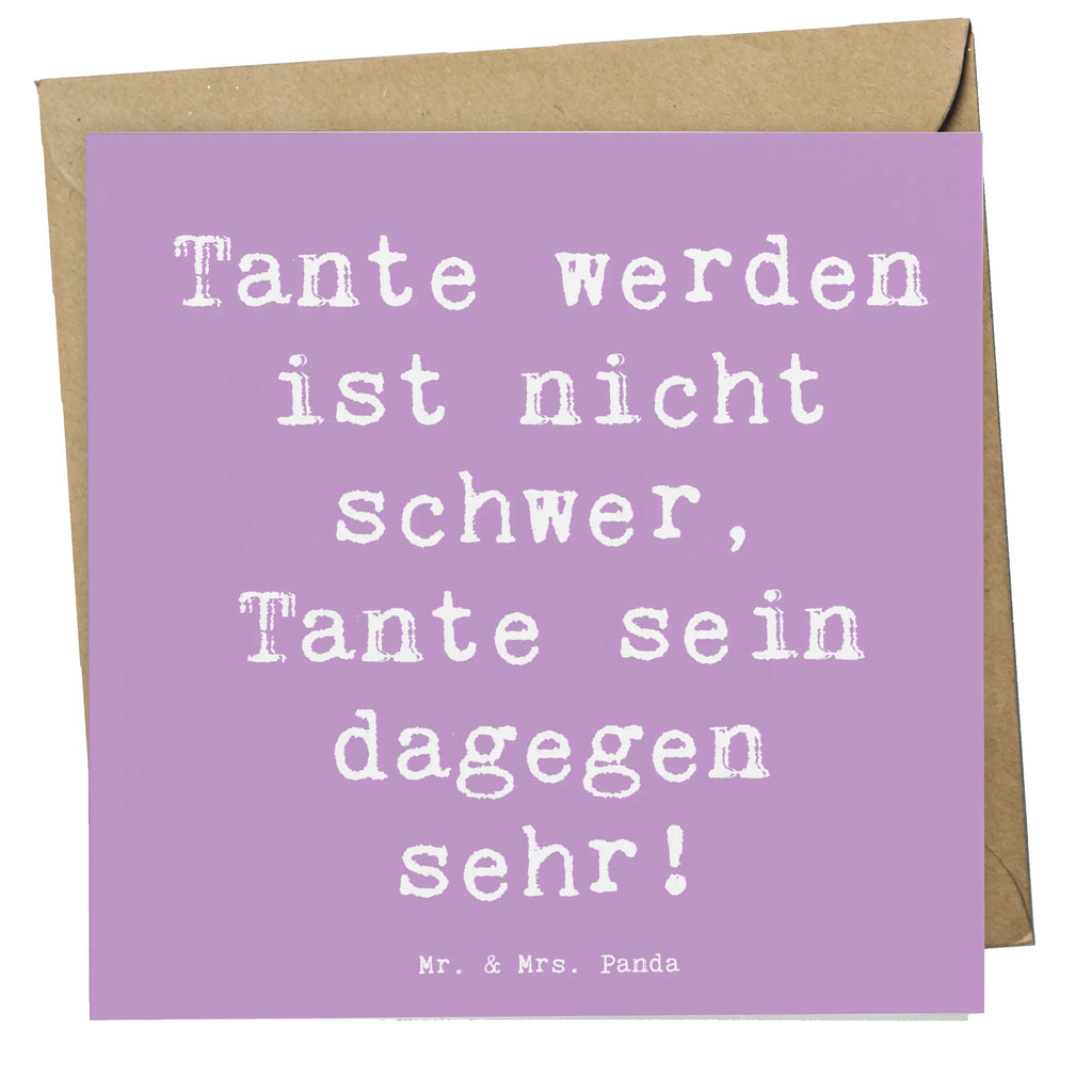 Deluxe Karte Spruch Tolle Tante Karte, Grußkarte, Klappkarte, Einladungskarte, Glückwunschkarte, Hochzeitskarte, Geburtstagskarte, Hochwertige Grußkarte, Hochwertige Klappkarte, Familie, Vatertag, Muttertag, Bruder, Schwester, Mama, Papa, Oma, Opa