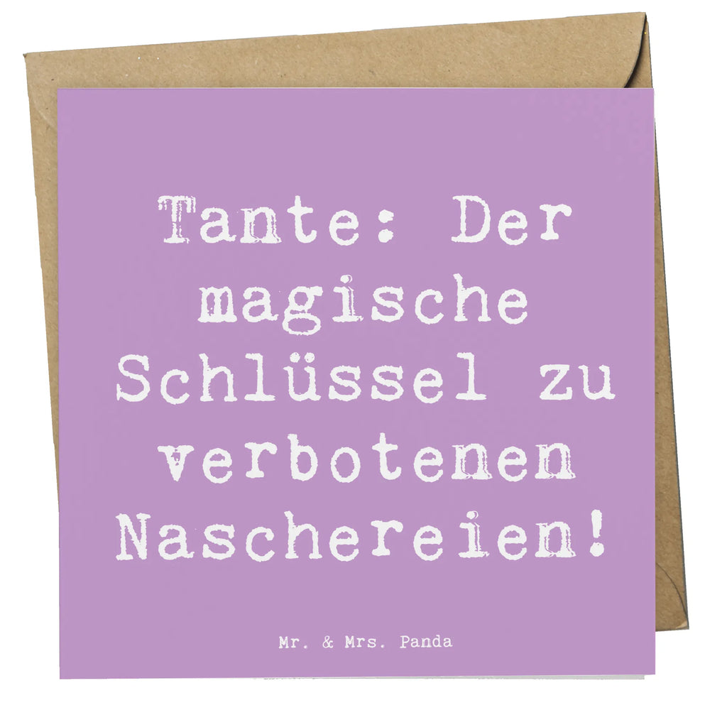 Deluxe Karte Spruch Zauberhafte Tante Karte, Grußkarte, Klappkarte, Einladungskarte, Glückwunschkarte, Hochzeitskarte, Geburtstagskarte, Hochwertige Grußkarte, Hochwertige Klappkarte, Familie, Vatertag, Muttertag, Bruder, Schwester, Mama, Papa, Oma, Opa