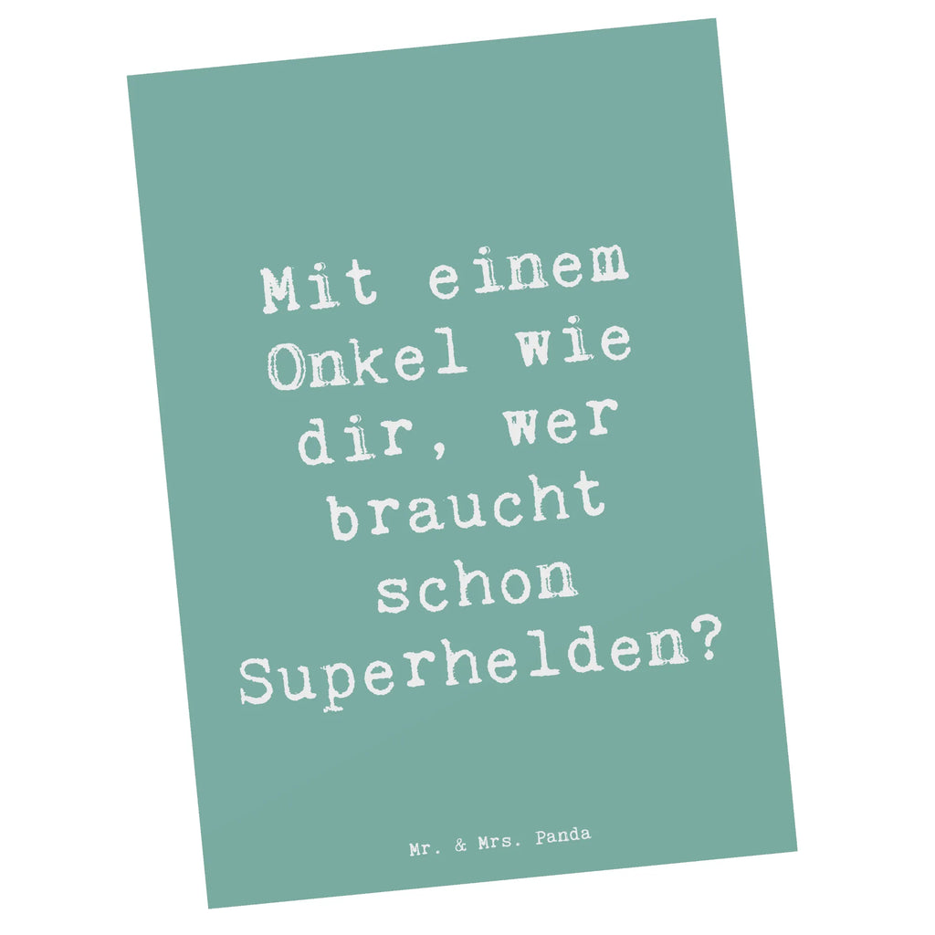 Postkarte Spruch Super-Onkel Postkarte, Karte, Geschenkkarte, Grußkarte, Einladung, Ansichtskarte, Geburtstagskarte, Einladungskarte, Dankeskarte, Ansichtskarten, Einladung Geburtstag, Einladungskarten Geburtstag, Familie, Vatertag, Muttertag, Bruder, Schwester, Mama, Papa, Oma, Opa