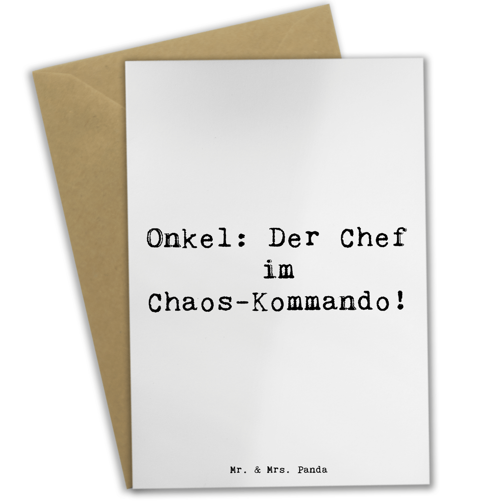 Grußkarte Spruch Onkel Chef Grußkarte, Klappkarte, Einladungskarte, Glückwunschkarte, Hochzeitskarte, Geburtstagskarte, Karte, Ansichtskarten, Familie, Vatertag, Muttertag, Bruder, Schwester, Mama, Papa, Oma, Opa