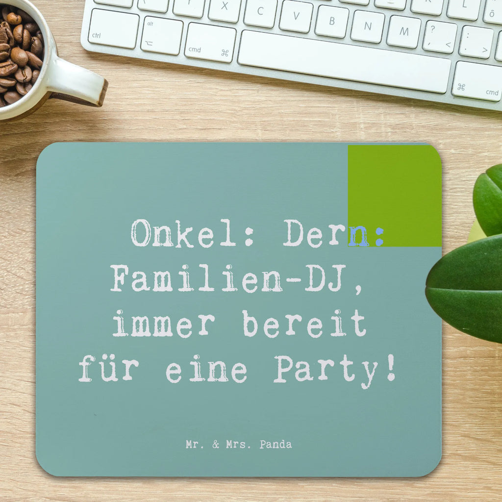 Mauspad Spruch Onkel Familien-DJ Mousepad, Computer zubehör, Büroausstattung, PC Zubehör, Arbeitszimmer, Mauspad, Einzigartiges Mauspad, Designer Mauspad, Mausunterlage, Mauspad Büro, Familie, Vatertag, Muttertag, Bruder, Schwester, Mama, Papa, Oma, Opa