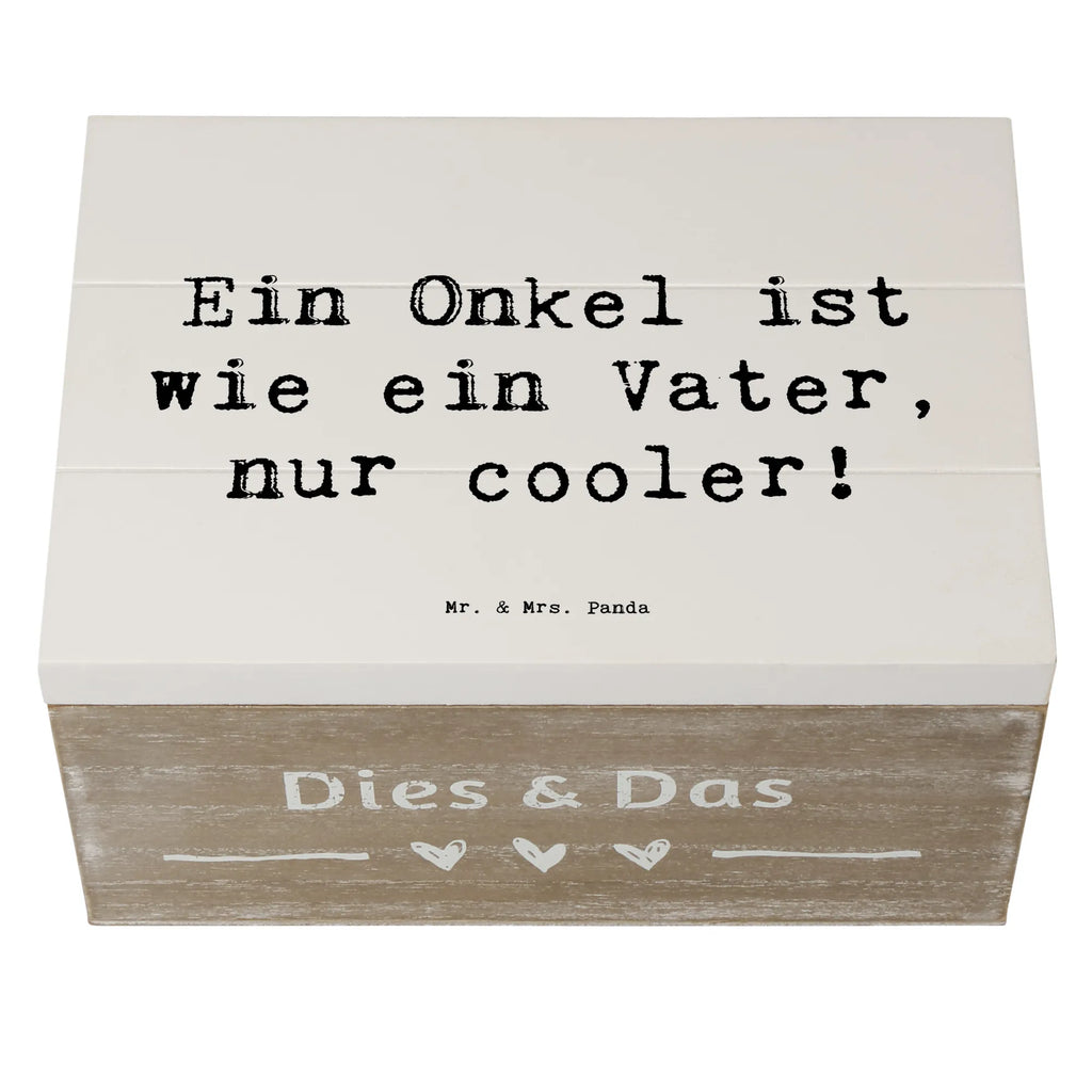 Holzkiste Spruch Cooler Onkel Holzkiste, Kiste, Schatzkiste, Truhe, Schatulle, XXL, Erinnerungsbox, Erinnerungskiste, Dekokiste, Aufbewahrungsbox, Geschenkbox, Geschenkdose, Familie, Vatertag, Muttertag, Bruder, Schwester, Mama, Papa, Oma, Opa