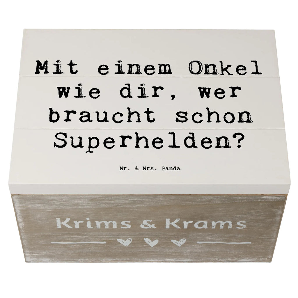 Holzkiste Spruch Super-Onkel Holzkiste, Kiste, Schatzkiste, Truhe, Schatulle, XXL, Erinnerungsbox, Erinnerungskiste, Dekokiste, Aufbewahrungsbox, Geschenkbox, Geschenkdose, Familie, Vatertag, Muttertag, Bruder, Schwester, Mama, Papa, Oma, Opa