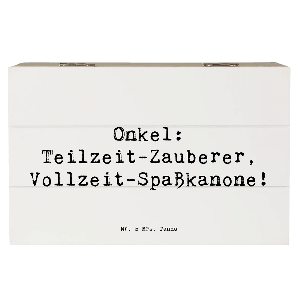 Holzkiste Spruch Spaßiger Onkel Holzkiste, Kiste, Schatzkiste, Truhe, Schatulle, XXL, Erinnerungsbox, Erinnerungskiste, Dekokiste, Aufbewahrungsbox, Geschenkbox, Geschenkdose, Familie, Vatertag, Muttertag, Bruder, Schwester, Mama, Papa, Oma, Opa