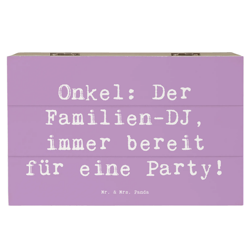 Holzkiste Spruch Onkel Familien-DJ Holzkiste, Kiste, Schatzkiste, Truhe, Schatulle, XXL, Erinnerungsbox, Erinnerungskiste, Dekokiste, Aufbewahrungsbox, Geschenkbox, Geschenkdose, Familie, Vatertag, Muttertag, Bruder, Schwester, Mama, Papa, Oma, Opa