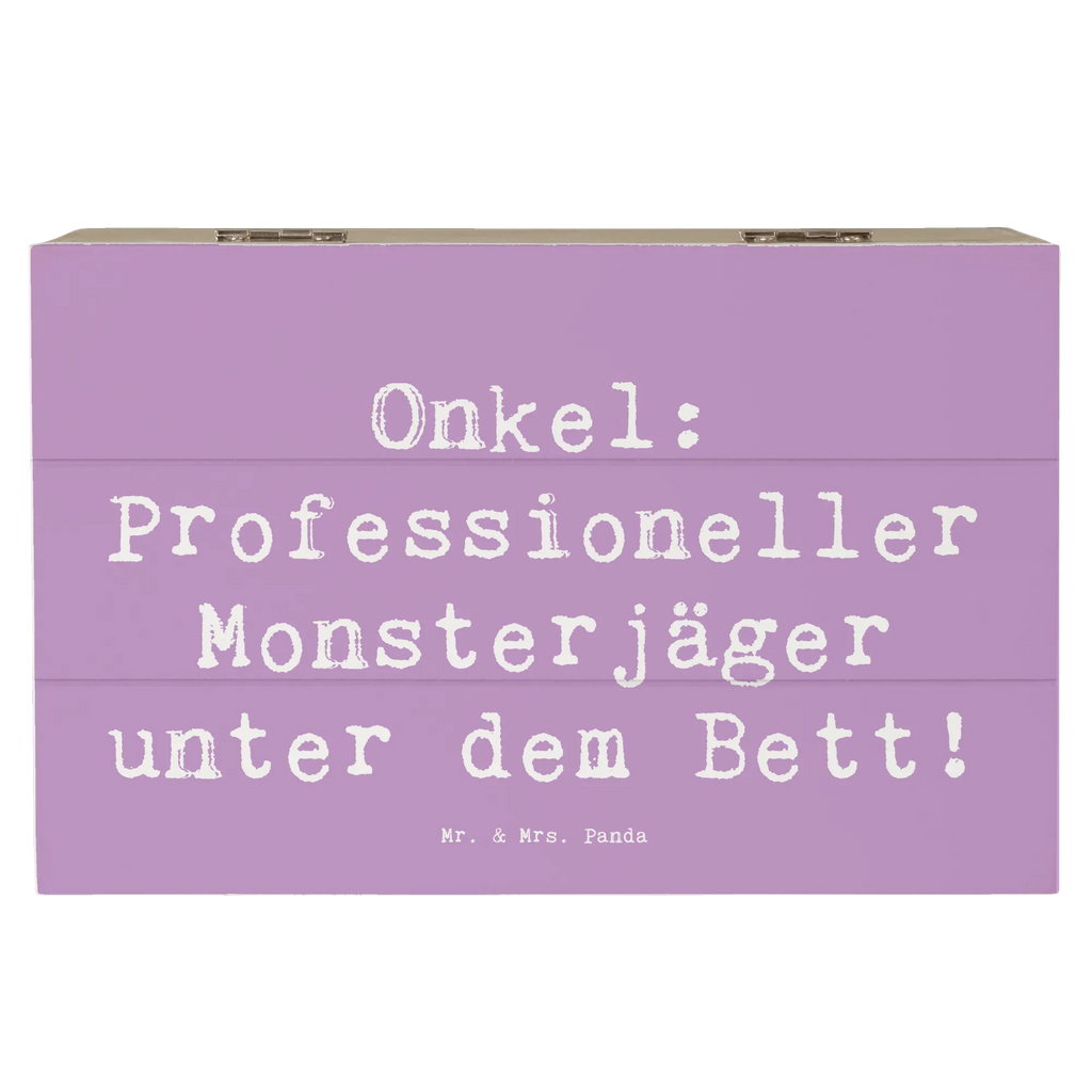 Holzkiste Spruch Onkel Monsterjäger Holzkiste, Kiste, Schatzkiste, Truhe, Schatulle, XXL, Erinnerungsbox, Erinnerungskiste, Dekokiste, Aufbewahrungsbox, Geschenkbox, Geschenkdose, Familie, Vatertag, Muttertag, Bruder, Schwester, Mama, Papa, Oma, Opa