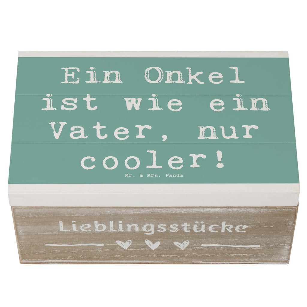 Holzkiste Spruch Cooler Onkel Holzkiste, Kiste, Schatzkiste, Truhe, Schatulle, XXL, Erinnerungsbox, Erinnerungskiste, Dekokiste, Aufbewahrungsbox, Geschenkbox, Geschenkdose, Familie, Vatertag, Muttertag, Bruder, Schwester, Mama, Papa, Oma, Opa