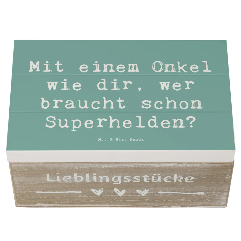 Holzkiste Spruch Super-Onkel Holzkiste, Kiste, Schatzkiste, Truhe, Schatulle, XXL, Erinnerungsbox, Erinnerungskiste, Dekokiste, Aufbewahrungsbox, Geschenkbox, Geschenkdose, Familie, Vatertag, Muttertag, Bruder, Schwester, Mama, Papa, Oma, Opa