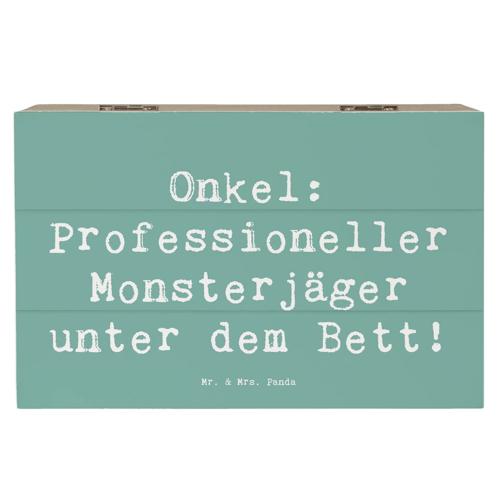 Holzkiste Spruch Onkel Monsterjäger Holzkiste, Kiste, Schatzkiste, Truhe, Schatulle, XXL, Erinnerungsbox, Erinnerungskiste, Dekokiste, Aufbewahrungsbox, Geschenkbox, Geschenkdose, Familie, Vatertag, Muttertag, Bruder, Schwester, Mama, Papa, Oma, Opa