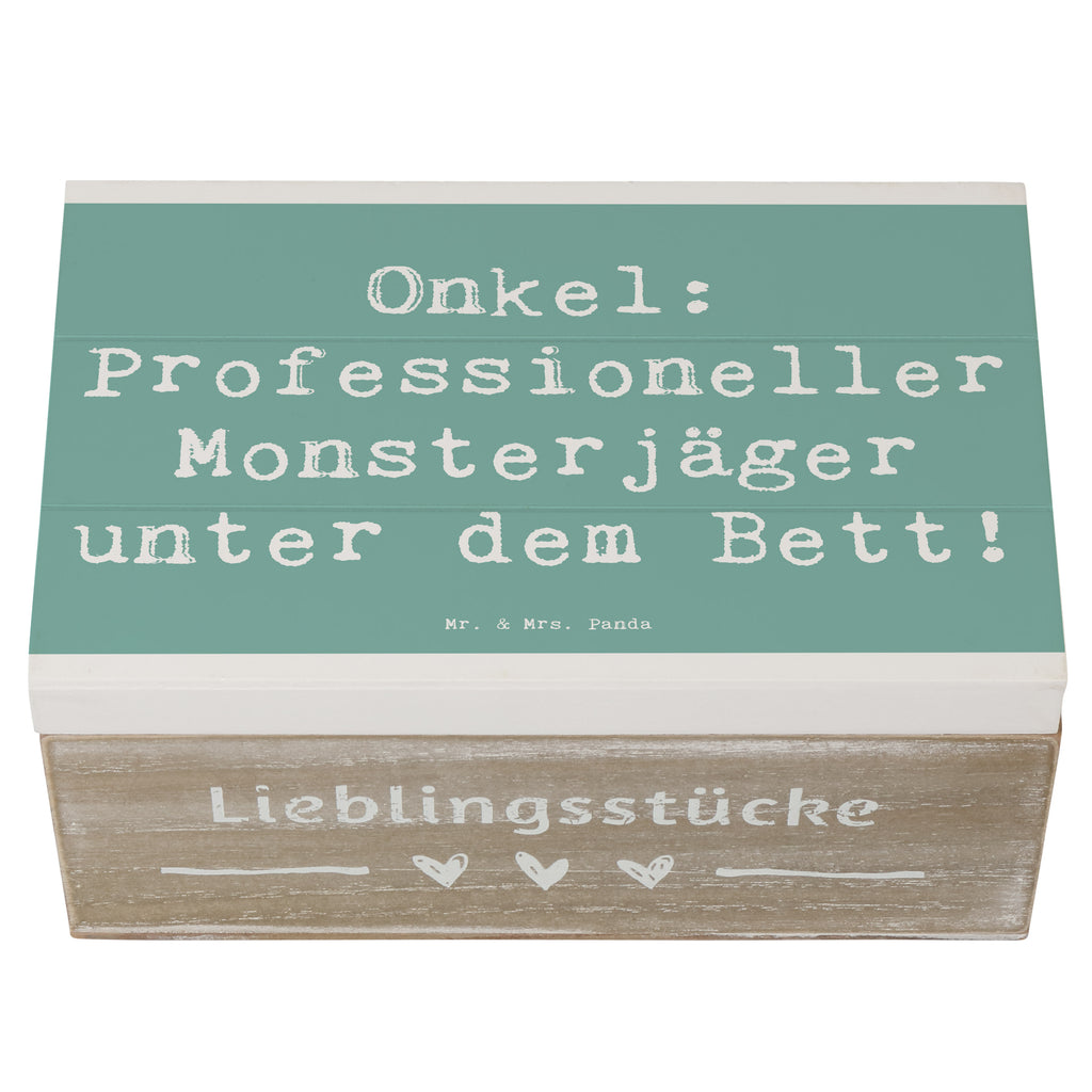 Holzkiste Spruch Onkel Monsterjäger Holzkiste, Kiste, Schatzkiste, Truhe, Schatulle, XXL, Erinnerungsbox, Erinnerungskiste, Dekokiste, Aufbewahrungsbox, Geschenkbox, Geschenkdose, Familie, Vatertag, Muttertag, Bruder, Schwester, Mama, Papa, Oma, Opa