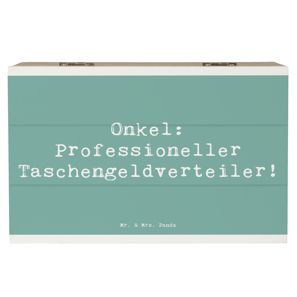 Holzkiste Spruch Onkel: Professioneller Taschengeldverteiler! Holzkiste, Kiste, Schatzkiste, Truhe, Schatulle, XXL, Erinnerungsbox, Erinnerungskiste, Dekokiste, Aufbewahrungsbox, Geschenkbox, Geschenkdose, Familie, Vatertag, Muttertag, Bruder, Schwester, Mama, Papa, Oma, Opa