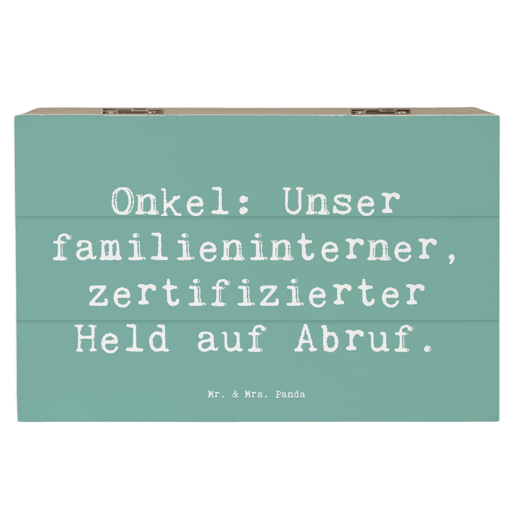 Holzkiste Spruch Onkel-Held Holzkiste, Kiste, Schatzkiste, Truhe, Schatulle, XXL, Erinnerungsbox, Erinnerungskiste, Dekokiste, Aufbewahrungsbox, Geschenkbox, Geschenkdose, Familie, Vatertag, Muttertag, Bruder, Schwester, Mama, Papa, Oma, Opa