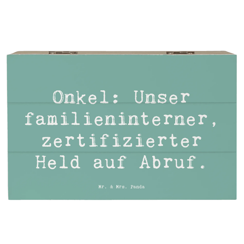 Holzkiste Spruch Onkel-Held Holzkiste, Kiste, Schatzkiste, Truhe, Schatulle, XXL, Erinnerungsbox, Erinnerungskiste, Dekokiste, Aufbewahrungsbox, Geschenkbox, Geschenkdose, Familie, Vatertag, Muttertag, Bruder, Schwester, Mama, Papa, Oma, Opa