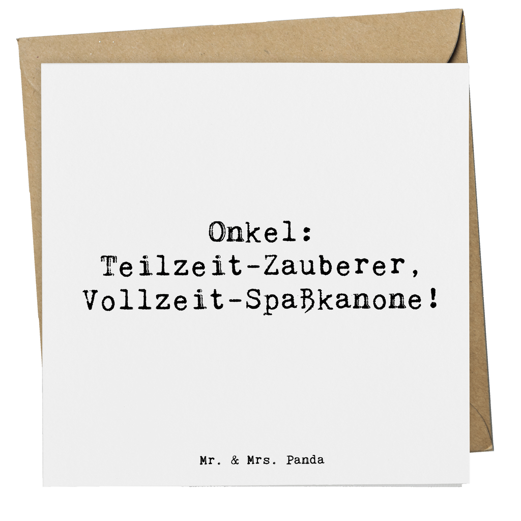 Deluxe Karte Spruch Spaßiger Onkel Karte, Grußkarte, Klappkarte, Einladungskarte, Glückwunschkarte, Hochzeitskarte, Geburtstagskarte, Hochwertige Grußkarte, Hochwertige Klappkarte, Familie, Vatertag, Muttertag, Bruder, Schwester, Mama, Papa, Oma, Opa