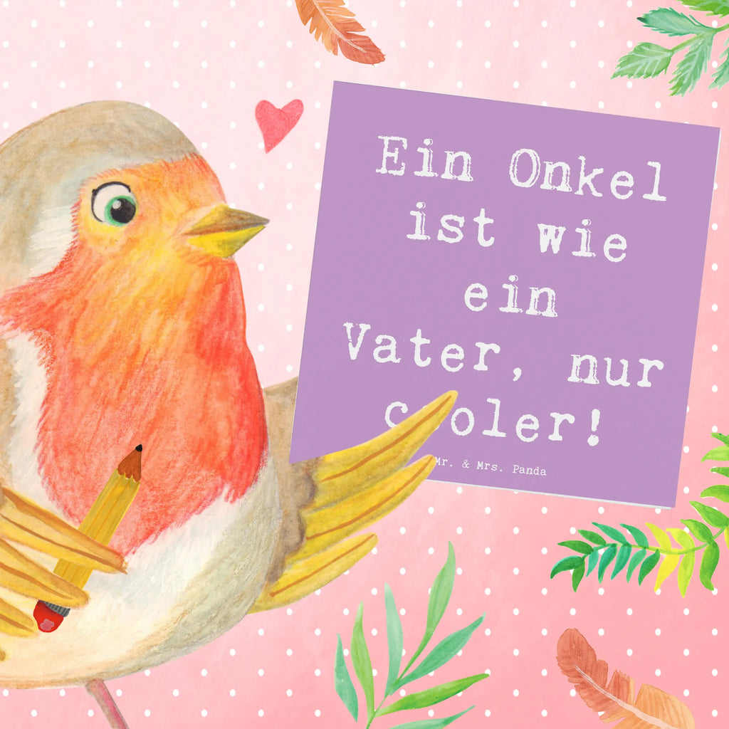 Deluxe Karte Spruch Cooler Onkel Karte, Grußkarte, Klappkarte, Einladungskarte, Glückwunschkarte, Hochzeitskarte, Geburtstagskarte, Hochwertige Grußkarte, Hochwertige Klappkarte, Familie, Vatertag, Muttertag, Bruder, Schwester, Mama, Papa, Oma, Opa