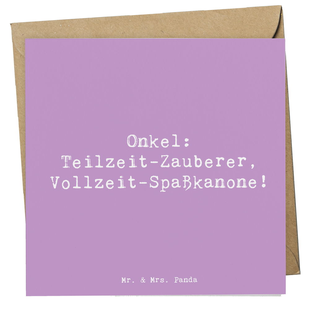 Deluxe Karte Spruch Spaßiger Onkel Karte, Grußkarte, Klappkarte, Einladungskarte, Glückwunschkarte, Hochzeitskarte, Geburtstagskarte, Hochwertige Grußkarte, Hochwertige Klappkarte, Familie, Vatertag, Muttertag, Bruder, Schwester, Mama, Papa, Oma, Opa