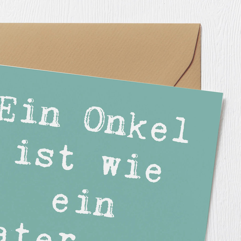 Deluxe Karte Spruch Cooler Onkel Karte, Grußkarte, Klappkarte, Einladungskarte, Glückwunschkarte, Hochzeitskarte, Geburtstagskarte, Hochwertige Grußkarte, Hochwertige Klappkarte, Familie, Vatertag, Muttertag, Bruder, Schwester, Mama, Papa, Oma, Opa