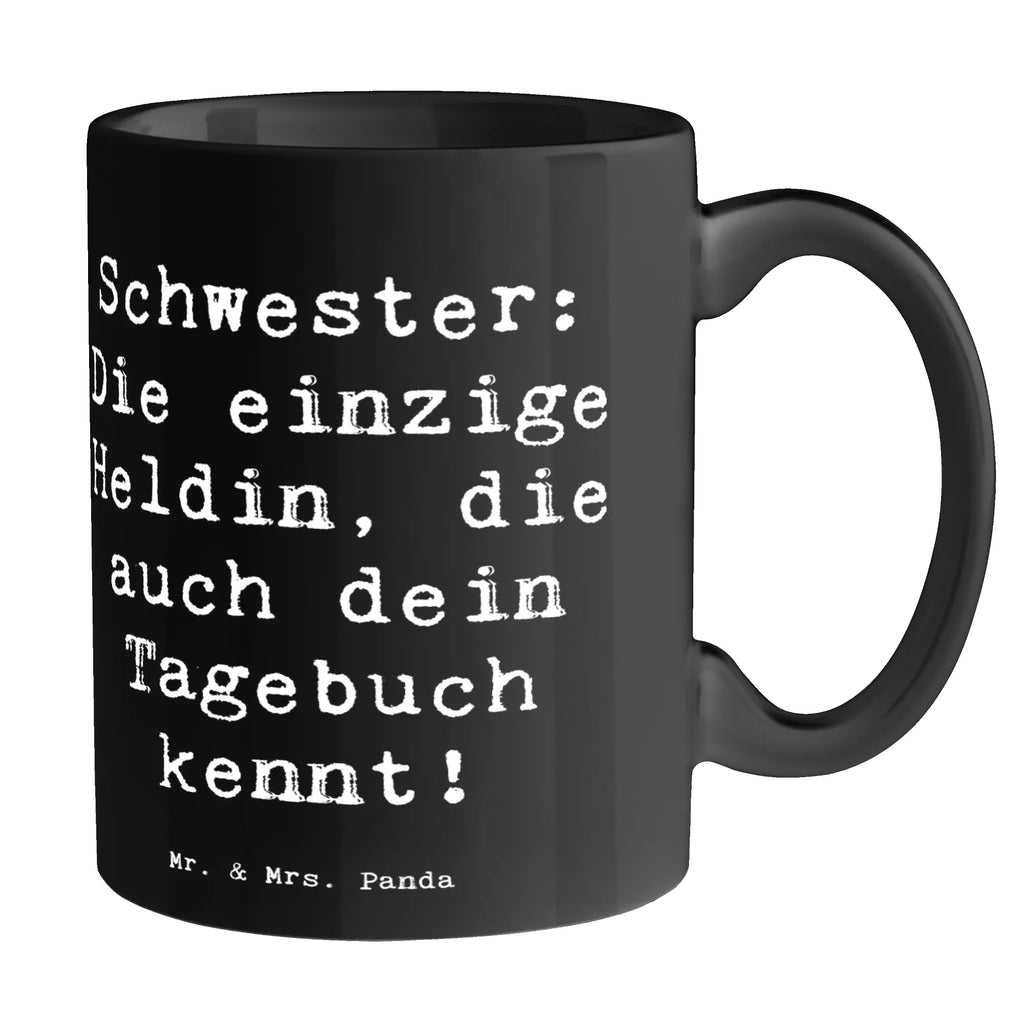 Tasse Spruch Schwester Heldin Tasse, Kaffeetasse, Teetasse, Becher, Kaffeebecher, Teebecher, Keramiktasse, Porzellantasse, Büro Tasse, Geschenk Tasse, Tasse Sprüche, Tasse Motive, Kaffeetassen, Tasse bedrucken, Designer Tasse, Cappuccino Tassen, Schöne Teetassen, Familie, Vatertag, Muttertag, Bruder, Schwester, Mama, Papa, Oma, Opa