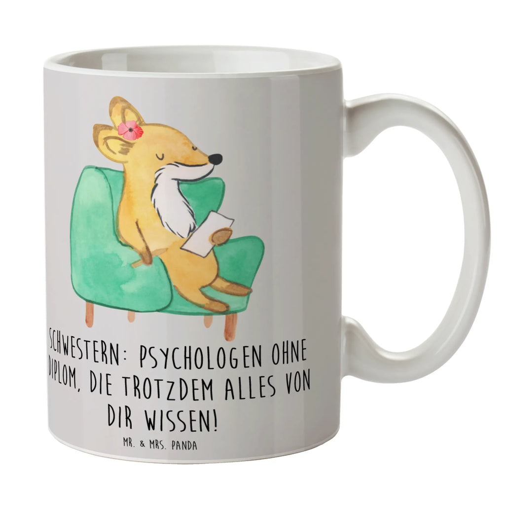 Tasse Schwestern Psychologen Tasse, Kaffeetasse, Teetasse, Becher, Kaffeebecher, Teebecher, Keramiktasse, Porzellantasse, Büro Tasse, Geschenk Tasse, Tasse Sprüche, Tasse Motive, Kaffeetassen, Tasse bedrucken, Designer Tasse, Cappuccino Tassen, Schöne Teetassen, Familie, Vatertag, Muttertag, Bruder, Schwester, Mama, Papa, Oma, Opa