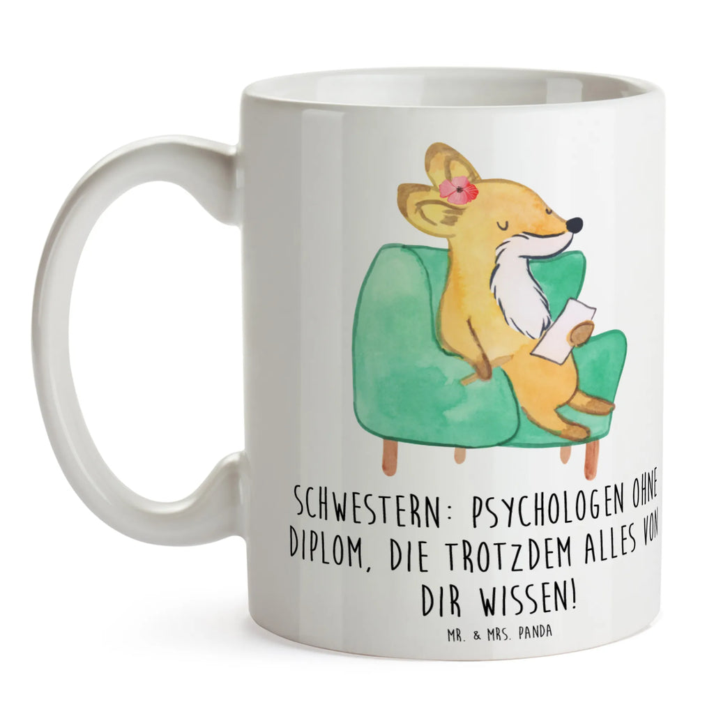 Tasse Schwestern Psychologen Tasse, Kaffeetasse, Teetasse, Becher, Kaffeebecher, Teebecher, Keramiktasse, Porzellantasse, Büro Tasse, Geschenk Tasse, Tasse Sprüche, Tasse Motive, Kaffeetassen, Tasse bedrucken, Designer Tasse, Cappuccino Tassen, Schöne Teetassen, Familie, Vatertag, Muttertag, Bruder, Schwester, Mama, Papa, Oma, Opa