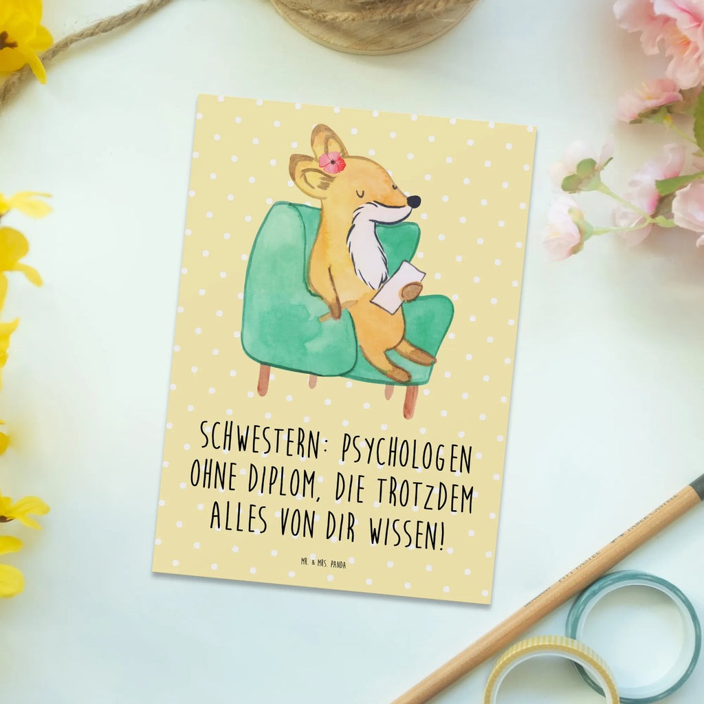 Postkarte Schwestern Psychologen Postkarte, Karte, Geschenkkarte, Grußkarte, Einladung, Ansichtskarte, Geburtstagskarte, Einladungskarte, Dankeskarte, Ansichtskarten, Einladung Geburtstag, Einladungskarten Geburtstag, Familie, Vatertag, Muttertag, Bruder, Schwester, Mama, Papa, Oma, Opa