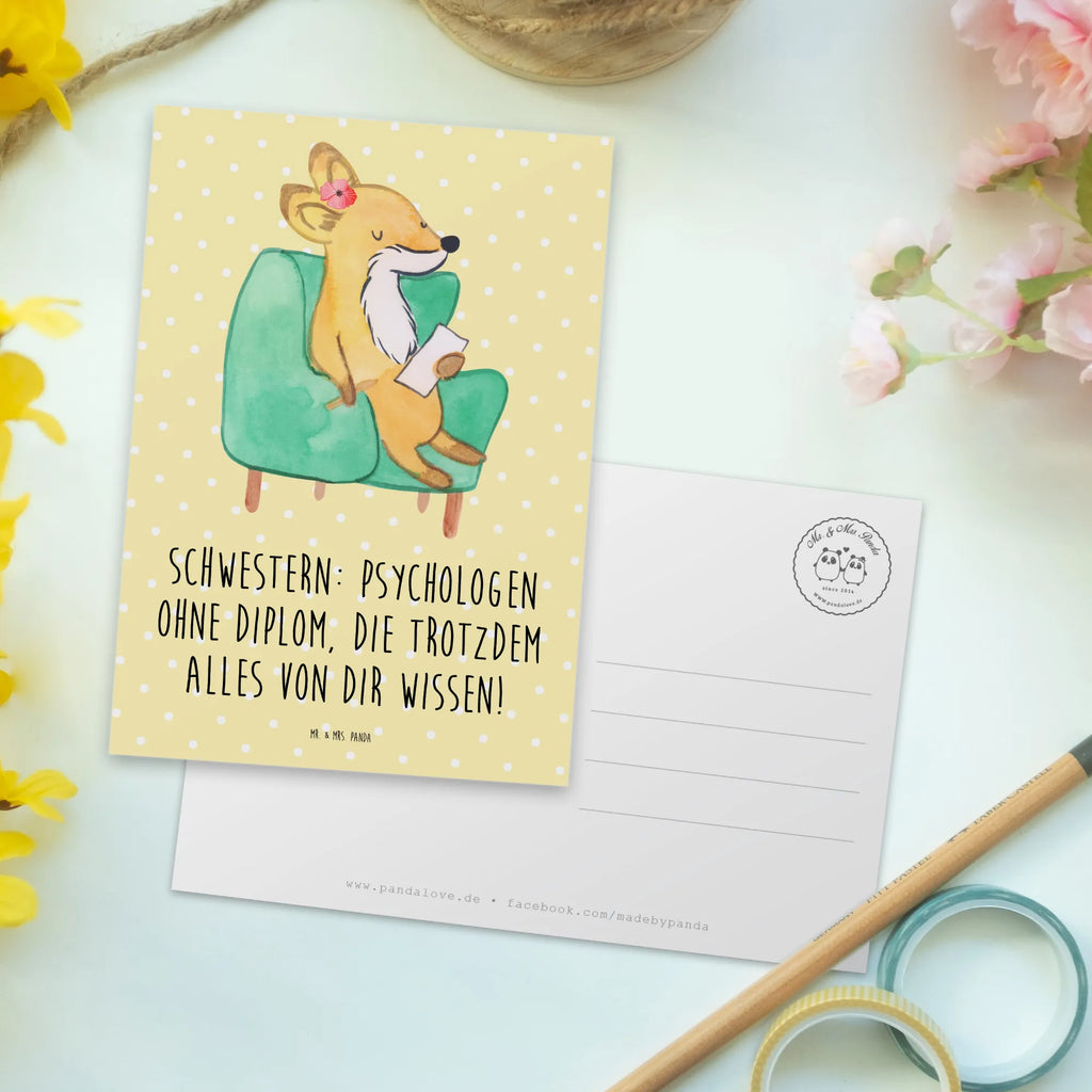 Postkarte Schwestern Psychologen Postkarte, Karte, Geschenkkarte, Grußkarte, Einladung, Ansichtskarte, Geburtstagskarte, Einladungskarte, Dankeskarte, Ansichtskarten, Einladung Geburtstag, Einladungskarten Geburtstag, Familie, Vatertag, Muttertag, Bruder, Schwester, Mama, Papa, Oma, Opa