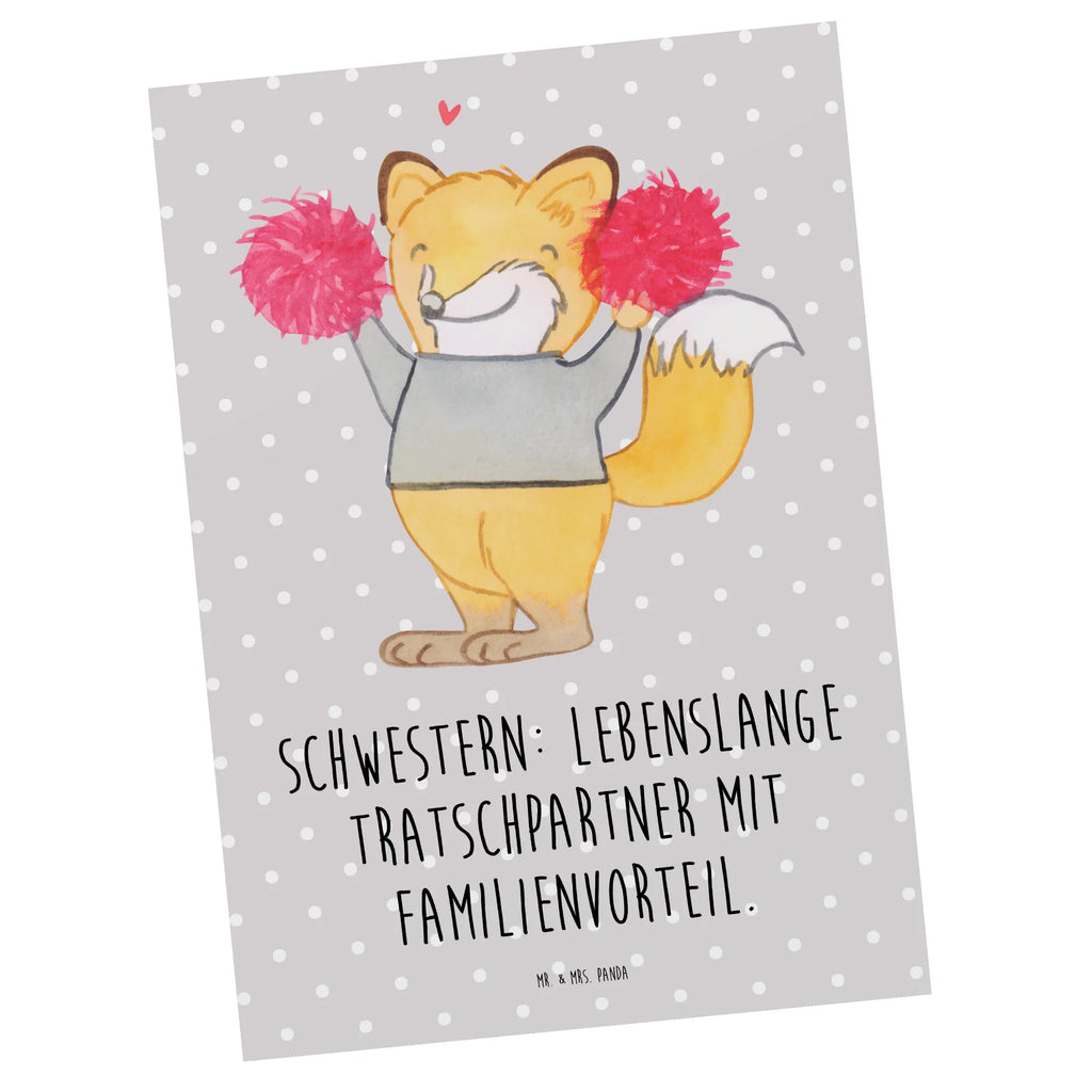 Postkarte Schwestern Tratschpartner Postkarte, Karte, Geschenkkarte, Grußkarte, Einladung, Ansichtskarte, Geburtstagskarte, Einladungskarte, Dankeskarte, Ansichtskarten, Einladung Geburtstag, Einladungskarten Geburtstag, Familie, Vatertag, Muttertag, Bruder, Schwester, Mama, Papa, Oma, Opa