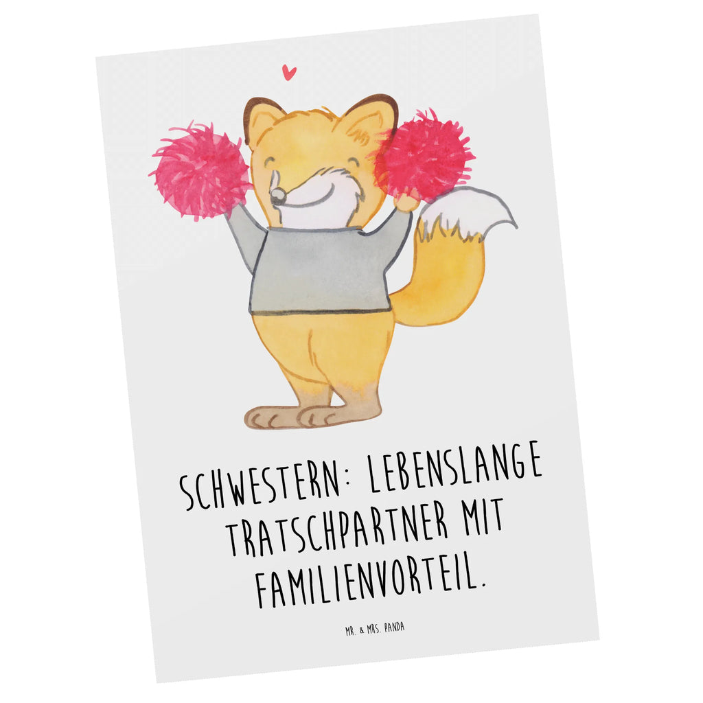 Postkarte Schwestern Tratschpartner Postkarte, Karte, Geschenkkarte, Grußkarte, Einladung, Ansichtskarte, Geburtstagskarte, Einladungskarte, Dankeskarte, Ansichtskarten, Einladung Geburtstag, Einladungskarten Geburtstag, Familie, Vatertag, Muttertag, Bruder, Schwester, Mama, Papa, Oma, Opa