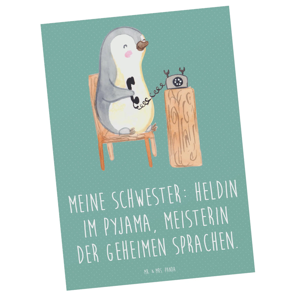 Postkarte Schwester Heldin Postkarte, Karte, Geschenkkarte, Grußkarte, Einladung, Ansichtskarte, Geburtstagskarte, Einladungskarte, Dankeskarte, Ansichtskarten, Einladung Geburtstag, Einladungskarten Geburtstag, Familie, Vatertag, Muttertag, Bruder, Schwester, Mama, Papa, Oma, Opa