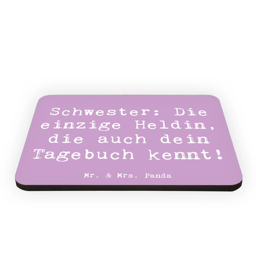 Magnet Spruch Schwester Heldin Kühlschrankmagnet, Pinnwandmagnet, Souvenir Magnet, Motivmagnete, Dekomagnet, Whiteboard Magnet, Notiz Magnet, Kühlschrank Dekoration, Familie, Vatertag, Muttertag, Bruder, Schwester, Mama, Papa, Oma, Opa