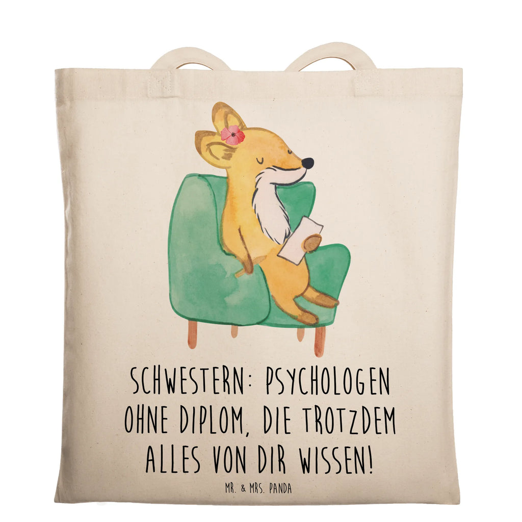 Tragetasche Schwestern Psychologen Beuteltasche, Beutel, Einkaufstasche, Jutebeutel, Stoffbeutel, Tasche, Shopper, Umhängetasche, Strandtasche, Schultertasche, Stofftasche, Tragetasche, Badetasche, Jutetasche, Einkaufstüte, Laptoptasche, Familie, Vatertag, Muttertag, Bruder, Schwester, Mama, Papa, Oma, Opa