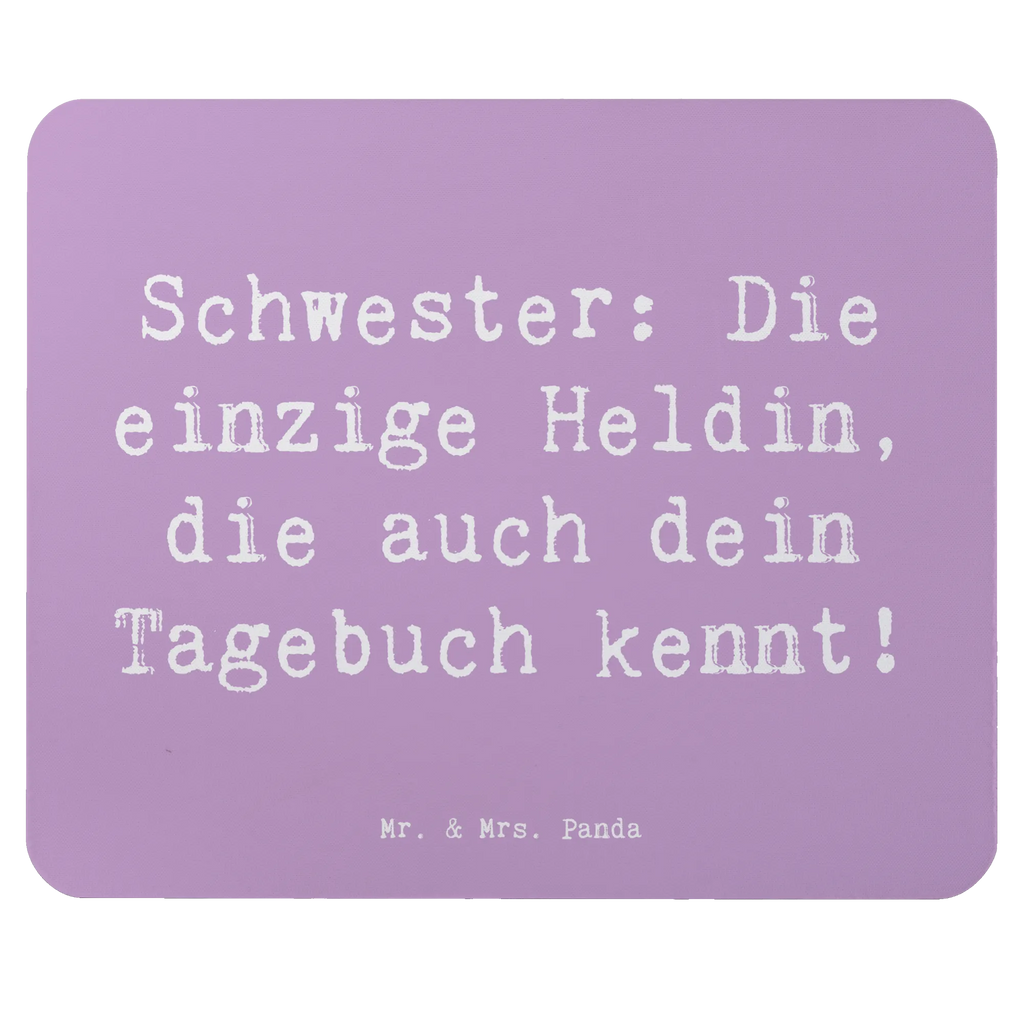 Mauspad Spruch Schwester Heldin Mousepad, Computer zubehör, Büroausstattung, PC Zubehör, Arbeitszimmer, Mauspad, Einzigartiges Mauspad, Designer Mauspad, Mausunterlage, Mauspad Büro, Familie, Vatertag, Muttertag, Bruder, Schwester, Mama, Papa, Oma, Opa