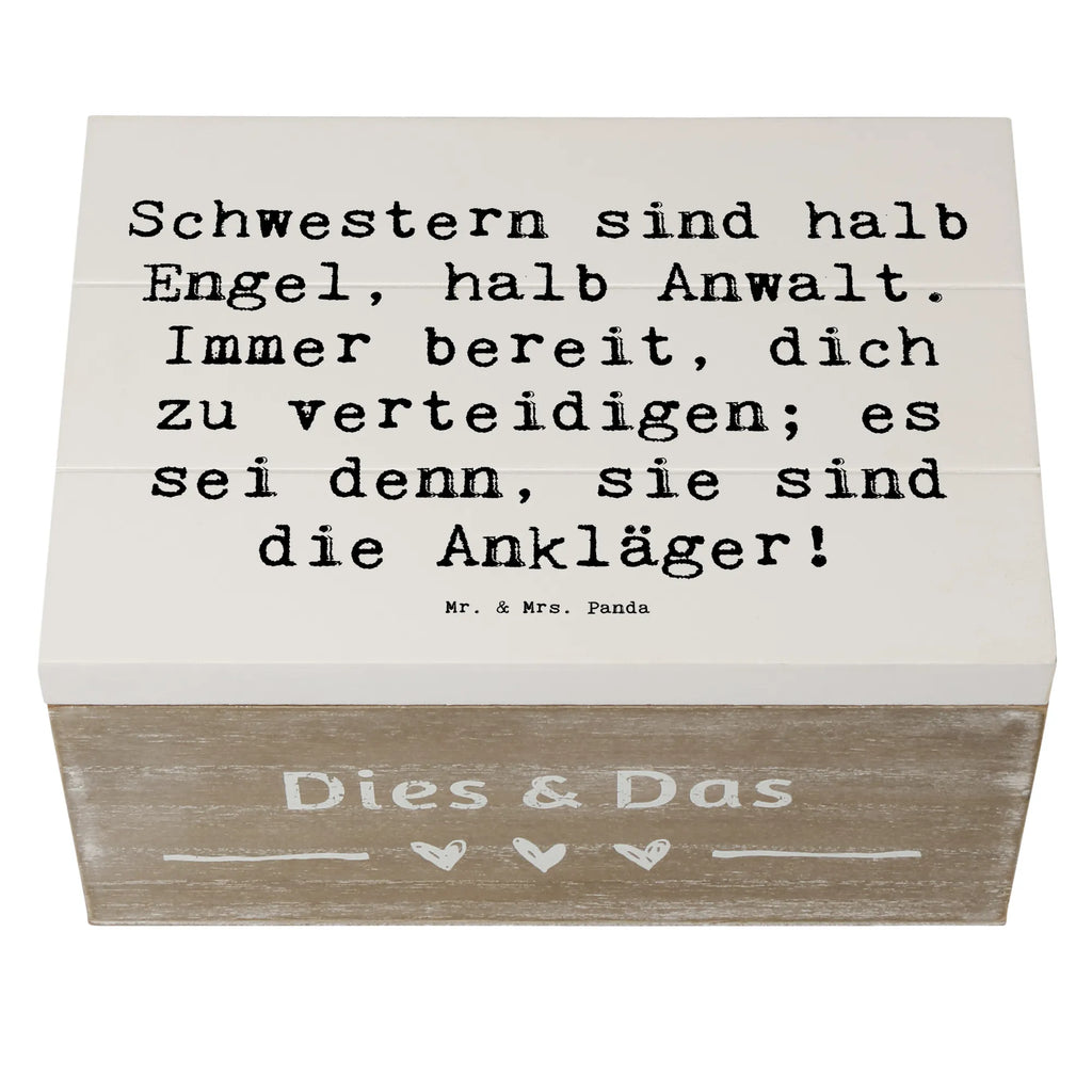 Holzkiste Spruch Schwesternwunder Holzkiste, Kiste, Schatzkiste, Truhe, Schatulle, XXL, Erinnerungsbox, Erinnerungskiste, Dekokiste, Aufbewahrungsbox, Geschenkbox, Geschenkdose, Familie, Vatertag, Muttertag, Bruder, Schwester, Mama, Papa, Oma, Opa