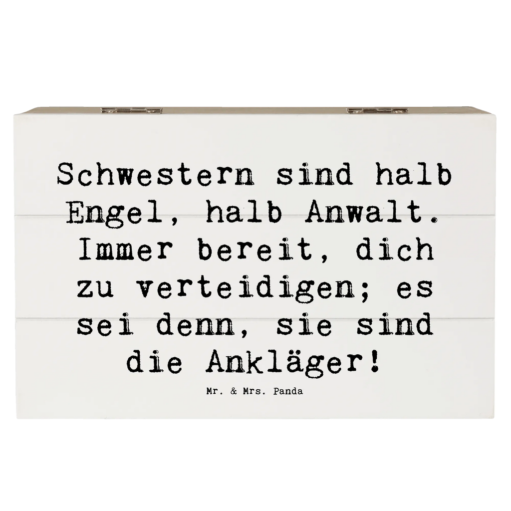 Holzkiste Spruch Schwesternwunder Holzkiste, Kiste, Schatzkiste, Truhe, Schatulle, XXL, Erinnerungsbox, Erinnerungskiste, Dekokiste, Aufbewahrungsbox, Geschenkbox, Geschenkdose, Familie, Vatertag, Muttertag, Bruder, Schwester, Mama, Papa, Oma, Opa