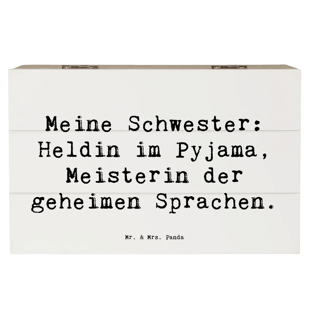 Holzkiste Spruch Schwester Heldin Holzkiste, Kiste, Schatzkiste, Truhe, Schatulle, XXL, Erinnerungsbox, Erinnerungskiste, Dekokiste, Aufbewahrungsbox, Geschenkbox, Geschenkdose, Familie, Vatertag, Muttertag, Bruder, Schwester, Mama, Papa, Oma, Opa