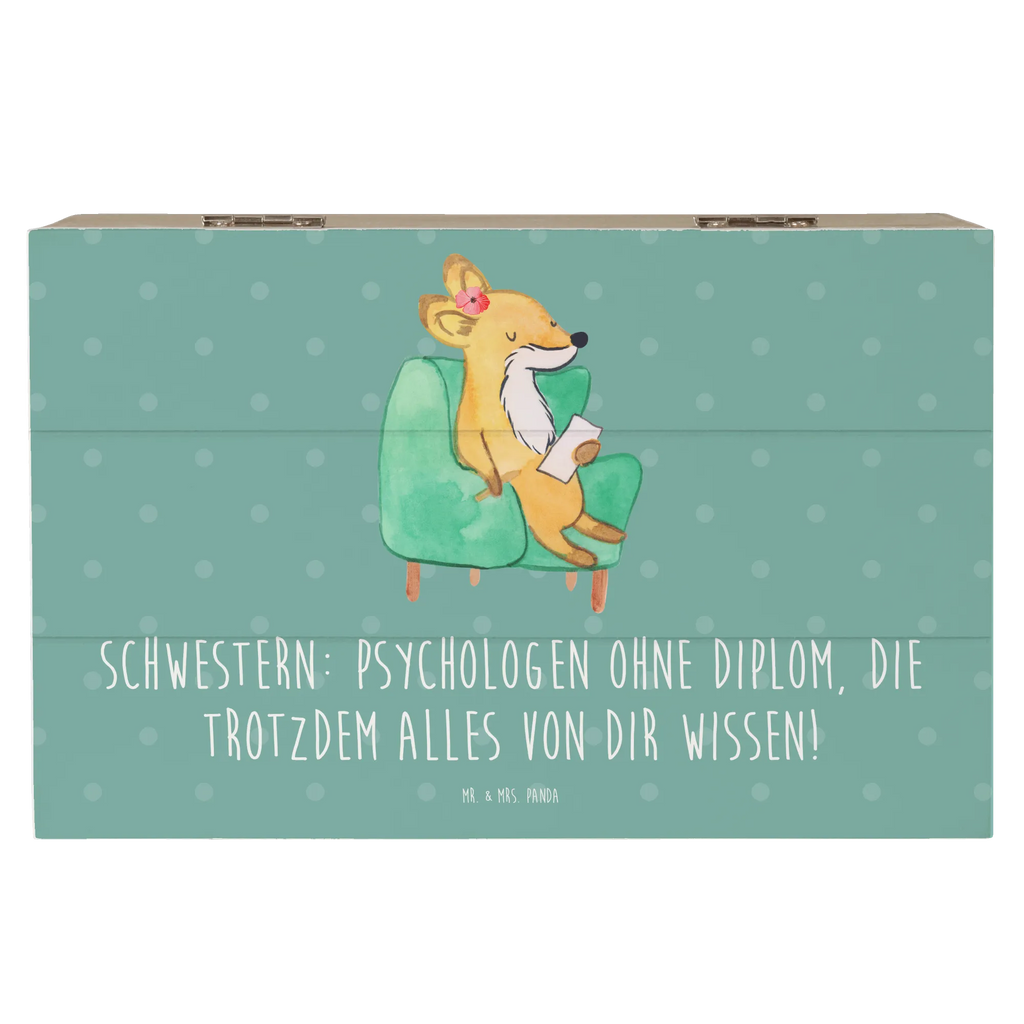 Holzkiste Schwestern Psychologen Holzkiste, Kiste, Schatzkiste, Truhe, Schatulle, XXL, Erinnerungsbox, Erinnerungskiste, Dekokiste, Aufbewahrungsbox, Geschenkbox, Geschenkdose, Familie, Vatertag, Muttertag, Bruder, Schwester, Mama, Papa, Oma, Opa