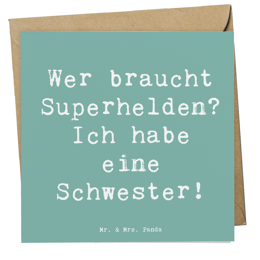 Deluxe Karte Spruch Liebe Schwester Karte, Grußkarte, Klappkarte, Einladungskarte, Glückwunschkarte, Hochzeitskarte, Geburtstagskarte, Hochwertige Grußkarte, Hochwertige Klappkarte, Familie, Vatertag, Muttertag, Bruder, Schwester, Mama, Papa, Oma, Opa