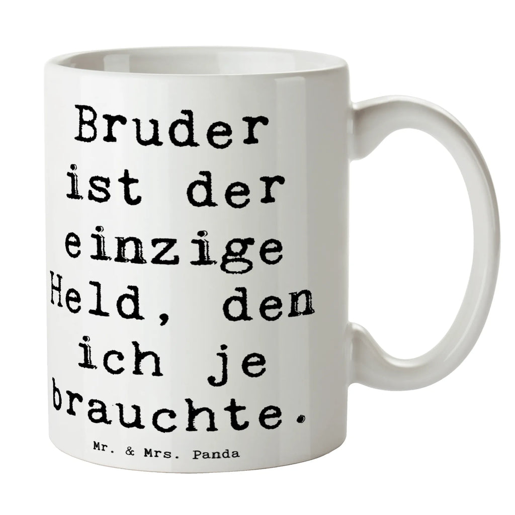 Tasse Spruch Bruder Held Tasse, Kaffeetasse, Teetasse, Becher, Kaffeebecher, Teebecher, Keramiktasse, Porzellantasse, Büro Tasse, Geschenk Tasse, Tasse Sprüche, Tasse Motive, Kaffeetassen, Tasse bedrucken, Designer Tasse, Cappuccino Tassen, Schöne Teetassen, Familie, Vatertag, Muttertag, Bruder, Schwester, Mama, Papa, Oma, Opa