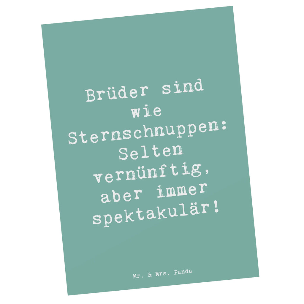 Postkarte Spruch Brüder Sternschnuppen Postkarte, Karte, Geschenkkarte, Grußkarte, Einladung, Ansichtskarte, Geburtstagskarte, Einladungskarte, Dankeskarte, Ansichtskarten, Einladung Geburtstag, Einladungskarten Geburtstag, Familie, Vatertag, Muttertag, Bruder, Schwester, Mama, Papa, Oma, Opa