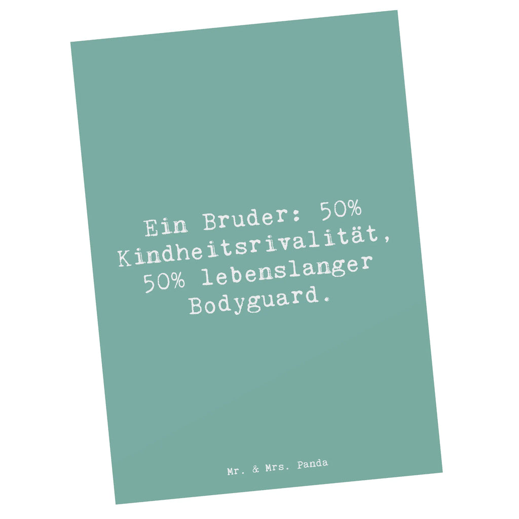 Postkarte Spruch Bruder Bodyguard Postkarte, Karte, Geschenkkarte, Grußkarte, Einladung, Ansichtskarte, Geburtstagskarte, Einladungskarte, Dankeskarte, Ansichtskarten, Einladung Geburtstag, Einladungskarten Geburtstag, Familie, Vatertag, Muttertag, Bruder, Schwester, Mama, Papa, Oma, Opa