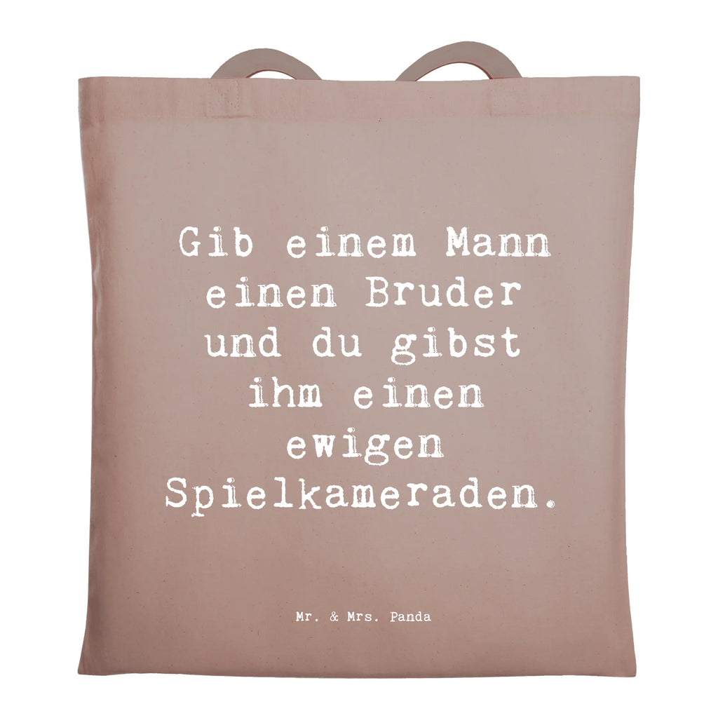 Tragetasche Spruch Bruder Spielkamerad Beuteltasche, Beutel, Einkaufstasche, Jutebeutel, Stoffbeutel, Tasche, Shopper, Umhängetasche, Strandtasche, Schultertasche, Stofftasche, Tragetasche, Badetasche, Jutetasche, Einkaufstüte, Laptoptasche, Familie, Vatertag, Muttertag, Bruder, Schwester, Mama, Papa, Oma, Opa