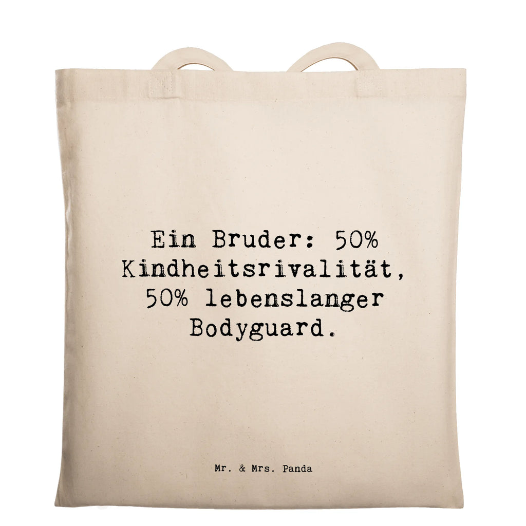 Tragetasche Spruch Bruder Bodyguard Beuteltasche, Beutel, Einkaufstasche, Jutebeutel, Stoffbeutel, Tasche, Shopper, Umhängetasche, Strandtasche, Schultertasche, Stofftasche, Tragetasche, Badetasche, Jutetasche, Einkaufstüte, Laptoptasche, Familie, Vatertag, Muttertag, Bruder, Schwester, Mama, Papa, Oma, Opa