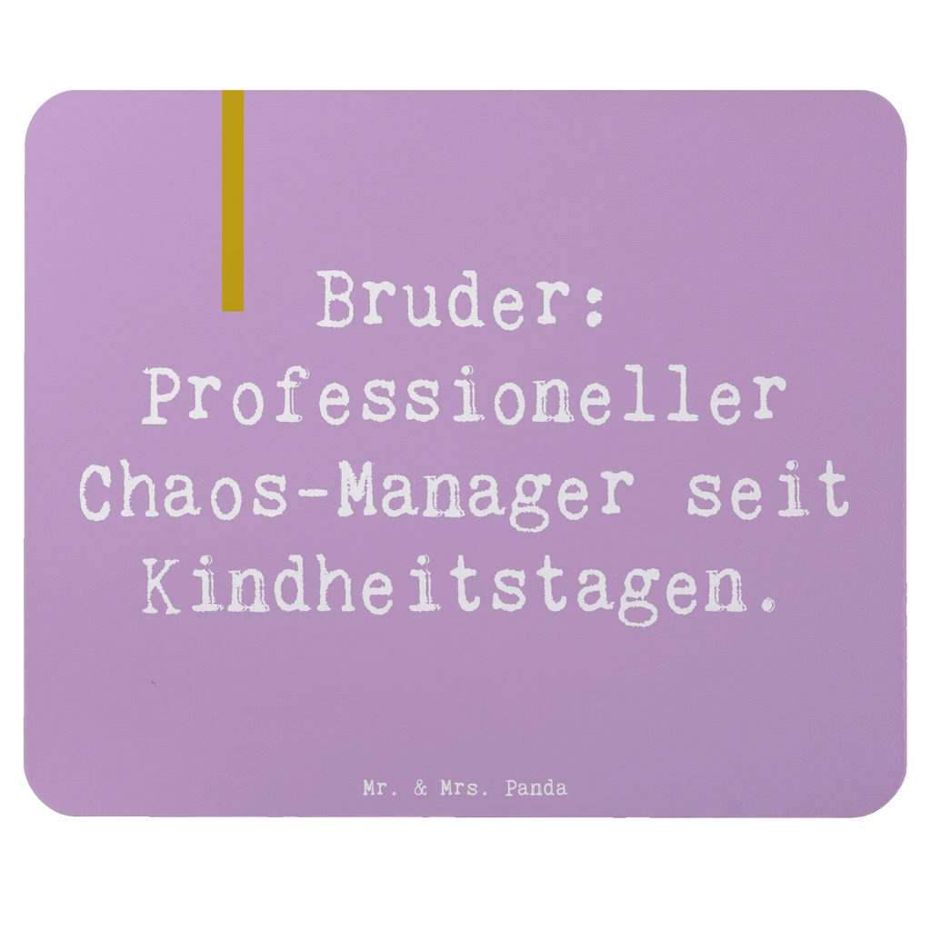 Mauspad Spruch Bruder Chaos-Manager Mousepad, Computer zubehör, Büroausstattung, PC Zubehör, Arbeitszimmer, Mauspad, Einzigartiges Mauspad, Designer Mauspad, Mausunterlage, Mauspad Büro, Familie, Vatertag, Muttertag, Bruder, Schwester, Mama, Papa, Oma, Opa