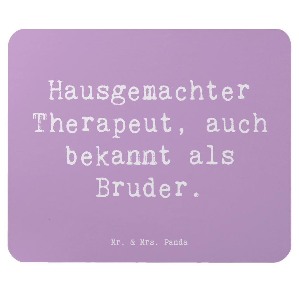 Mauspad Spruch Bruder Therapeut Mousepad, Computer zubehör, Büroausstattung, PC Zubehör, Arbeitszimmer, Mauspad, Einzigartiges Mauspad, Designer Mauspad, Mausunterlage, Mauspad Büro, Familie, Vatertag, Muttertag, Bruder, Schwester, Mama, Papa, Oma, Opa