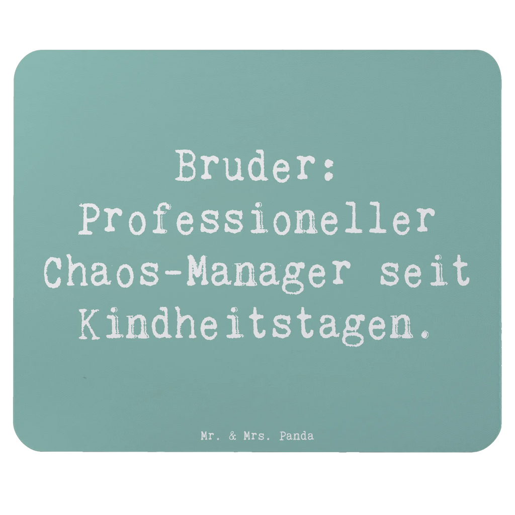 Mauspad Spruch Bruder Chaos-Manager Mousepad, Computer zubehör, Büroausstattung, PC Zubehör, Arbeitszimmer, Mauspad, Einzigartiges Mauspad, Designer Mauspad, Mausunterlage, Mauspad Büro, Familie, Vatertag, Muttertag, Bruder, Schwester, Mama, Papa, Oma, Opa