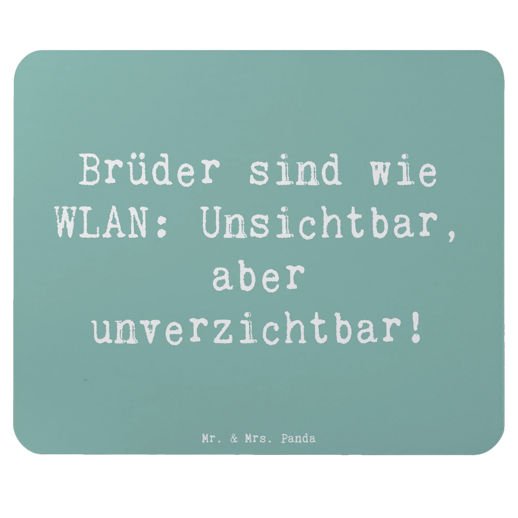 Mauspad Spruch Brüder sind wie WLAN: Unsichtbar, aber unverzichtbar! Mousepad, Computer zubehör, Büroausstattung, PC Zubehör, Arbeitszimmer, Mauspad, Einzigartiges Mauspad, Designer Mauspad, Mausunterlage, Mauspad Büro, Familie, Vatertag, Muttertag, Bruder, Schwester, Mama, Papa, Oma, Opa