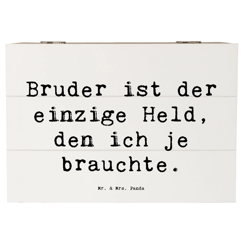 Holzkiste Spruch Bruder Held Holzkiste, Kiste, Schatzkiste, Truhe, Schatulle, XXL, Erinnerungsbox, Erinnerungskiste, Dekokiste, Aufbewahrungsbox, Geschenkbox, Geschenkdose, Familie, Vatertag, Muttertag, Bruder, Schwester, Mama, Papa, Oma, Opa