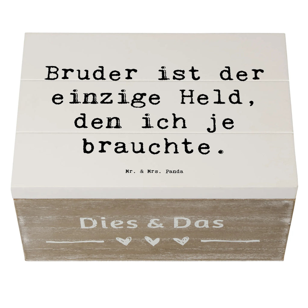 Holzkiste Spruch Bruder Held Holzkiste, Kiste, Schatzkiste, Truhe, Schatulle, XXL, Erinnerungsbox, Erinnerungskiste, Dekokiste, Aufbewahrungsbox, Geschenkbox, Geschenkdose, Familie, Vatertag, Muttertag, Bruder, Schwester, Mama, Papa, Oma, Opa