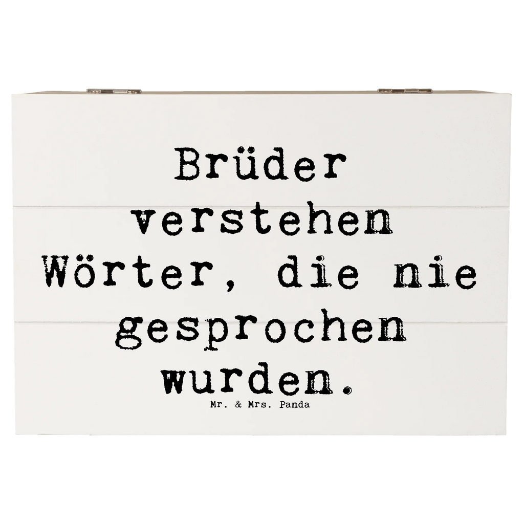 Holzkiste Spruch Bruderverständnis Holzkiste, Kiste, Schatzkiste, Truhe, Schatulle, XXL, Erinnerungsbox, Erinnerungskiste, Dekokiste, Aufbewahrungsbox, Geschenkbox, Geschenkdose, Familie, Vatertag, Muttertag, Bruder, Schwester, Mama, Papa, Oma, Opa