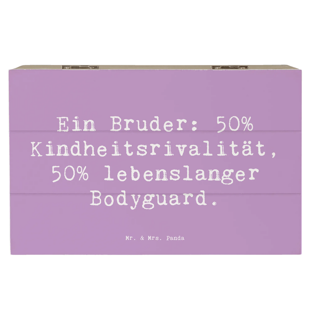 Holzkiste Spruch Bruder Bodyguard Holzkiste, Kiste, Schatzkiste, Truhe, Schatulle, XXL, Erinnerungsbox, Erinnerungskiste, Dekokiste, Aufbewahrungsbox, Geschenkbox, Geschenkdose, Familie, Vatertag, Muttertag, Bruder, Schwester, Mama, Papa, Oma, Opa